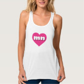 Minnesota warm roze hart - Ik hou van mijn Tanktop (Voorkant)