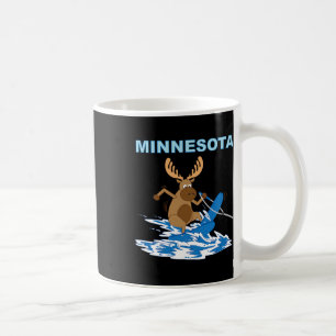 Minnesota Waterskiën Eland Elandmeer Vakantie Koffiemok