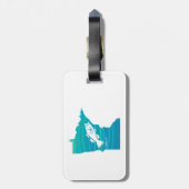 Minnesota Wave Gevist Bagagelabel (Achterkant verticaal)