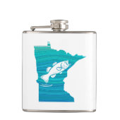 Minnesota Wave Gevist Heupfles (Voorkant)