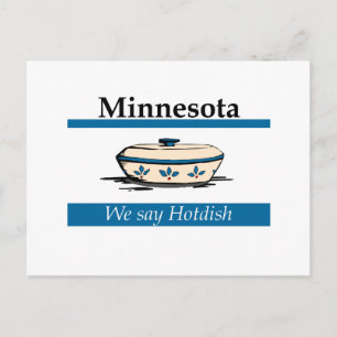 Minnesota: We zeggen Hotdish Briefkaart