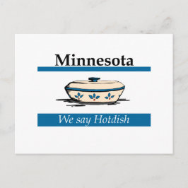 Minnesota: We zeggen Hotdish Briefkaart