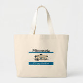 Minnesota: We zeggen Hotdish Grote Tote Bag (Voorkant)