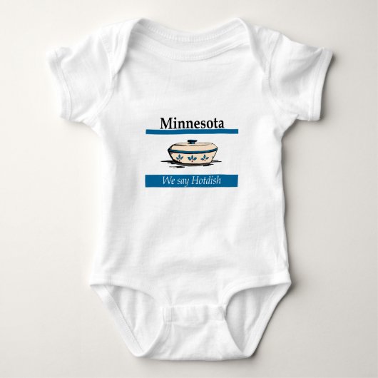 Minnesota: We zeggen Hotdish Romper (Voorkant)
