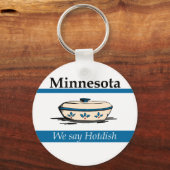 Minnesota: We zeggen Hotdish Sleutelhanger (Voorkant)
