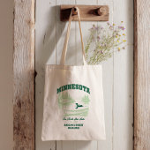 Minnesota Wedding Welcome Bag, State Love Tote Bag