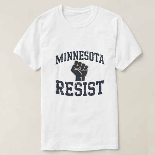Minnesota Weerstandsprotest T-shirt (Design voorkant)
