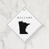 Minnesota welkomsttas cadeau Label voor bruiloft w (Voorkant)