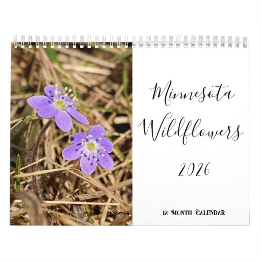 Minnesota Wildflower 2026 12 maanden wandkalender Kalender (Hoes)