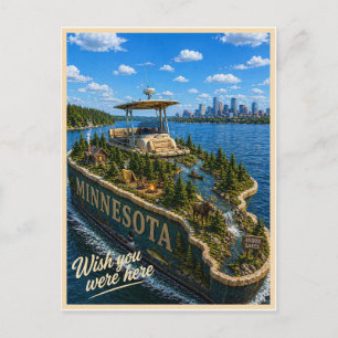 Minnesota   Wish You Were Here   State Serie Briefkaart