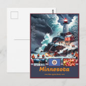 Minnesota Wonderen & Motto Briefkaart (Voorkant / Achterkant)