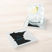 Minnesota You Betcha Glass Onderzetter (Schuin)