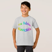 Minnesota You Betcha kt T-shirt (Voorkant volledig)