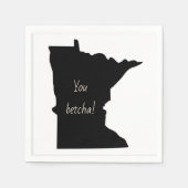  Minnesota You Betcha servetten (Voorkant)