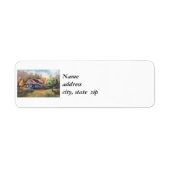 Minnesota Zephyr Train Return Address Labels (Voorkant)
