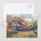 Minnesota Zephyr trein verjaardag Briefkaart (Voorkant / Achterkant)