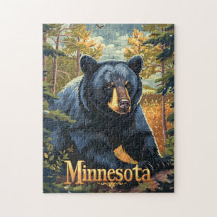 Minnesota Zwart Beer Legpuzzel