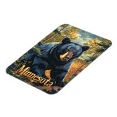 Minnesota Zwart Beer Magneet (Linkerzijde)