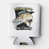 Minnesota'Eye Snoep Funny Walleye Vissen Blikjeskoeler (Voorkant)