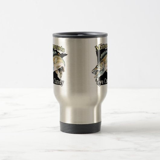 Minnesota'Eye Snoep Funny Walleye Vissen Reisbeker (Center)