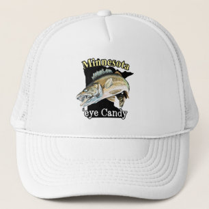 Minnesota'Eye Snoep Funny Walleye Vissen Trucker Pet