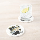 Minnesota'Eye Snoep Funny Walleye Vissen Zandsteen Onderzetter (Zijkant)