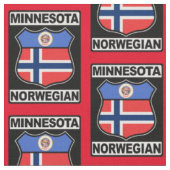 Minnesotan American Tiled Fabric Stof (Close Up)