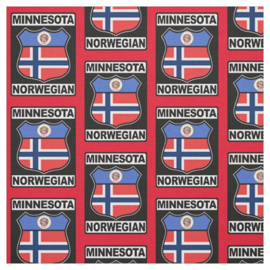Minnesotan American Tiled Fabric Stof (Swatch)