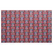 Minnesotan American Tiled Fabric Stof (Fat Quarter)