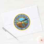 Minnesotan Seal, Zegel van Minnesota Sticker (Envelop)