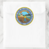 Minnesotan Seal, Zegel van Minnesota Sticker (Tas)