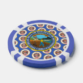 Minnesotan Vlag & Zegel, Minnesota Poker Chips (Enkel)