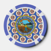 Minnesotan Vlag & Zegel, Minnesota Poker Chips (Achterkant)
