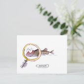 Minneusvis, tongfernandes briefkaart (Staand voorkant)