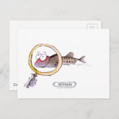 Minneusvis, tongfernandes briefkaart (Voorkant / Achterkant)