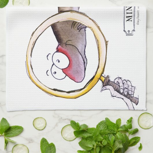 Minneusvis, tongfernandes theedoek (Gevouwen)