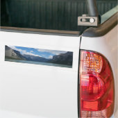 Minnewanka Lake, Rocky Mountains, Canada Bumpersticker (Op Truck)