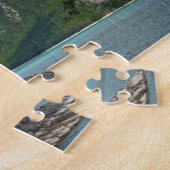 Minnewanka meer Canada. Legpuzzel (Zijkant)