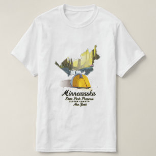 Minnewaska State Park New York Travel poster. T-shirt