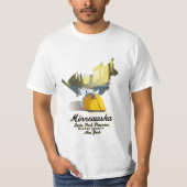 Minnewaska State Park New York Travel poster. T-shirt (Voorkant)