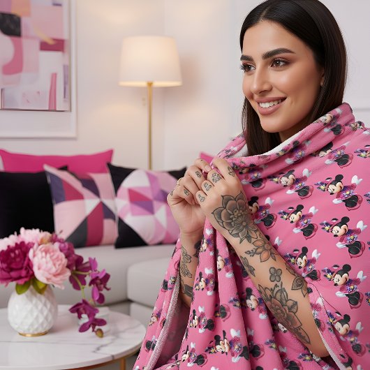 Minni Fleece Blanket Deken