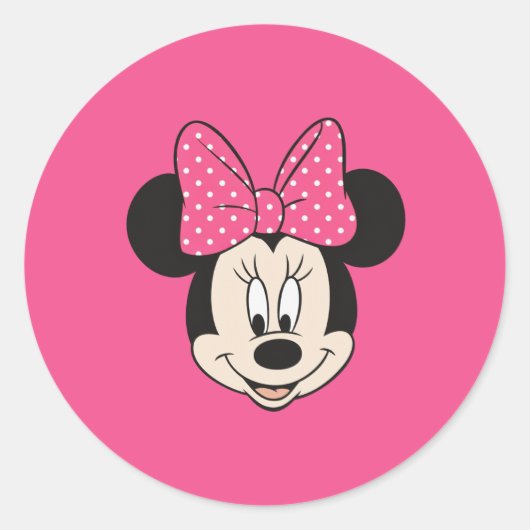 Minni Ronde Sticker (Voorkant)