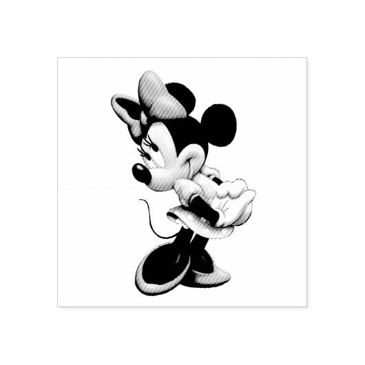 Minni Rubber Stamp Rubberstempel (Afrduk)