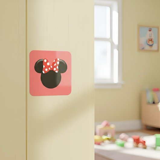 Minni Vierkante Sticker