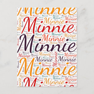 Minnie Briefkaart