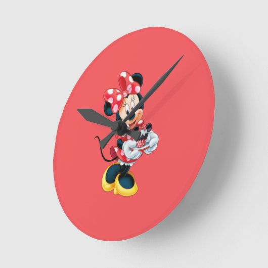 Minnie Clock Ronde Klok (Hoek)