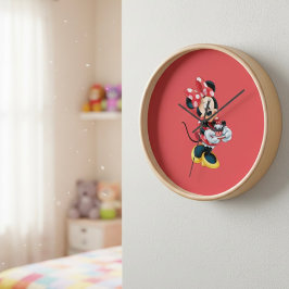 Minnie Clock Ronde Klok