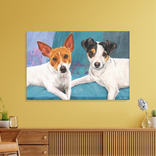 Minnie en Daisy Canvas Afdruk (Insitu (Woonkamer))