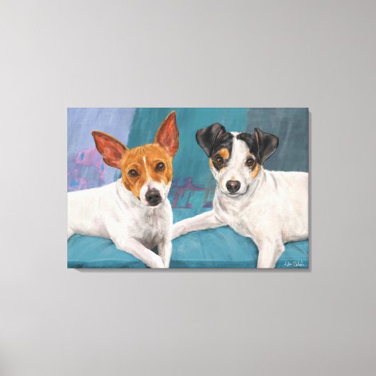 Minnie en Daisy Canvas Afdruk (Voorkant)