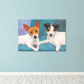 Minnie en Daisy Canvas Afdruk (Insitu (Houten vloer))